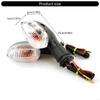 2025 New Bright LED Motorcycle Turn Lights Waterproof ABS Housing Easy Installation 12V 10W For Most Models