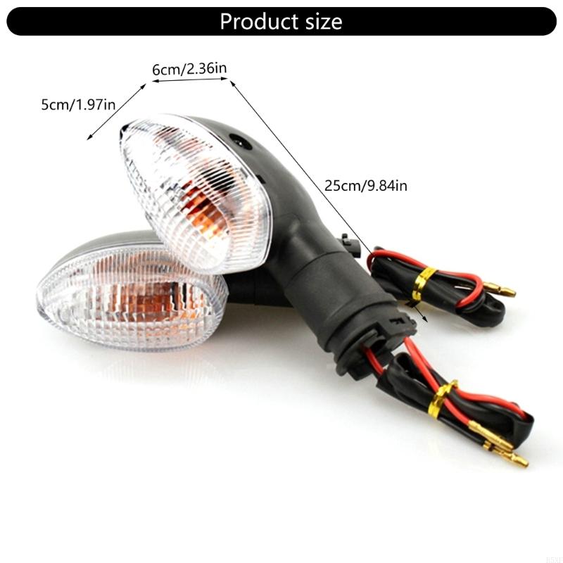 2025 New Bright LED Motorcycle Turn Lights Waterproof ABS Housing Easy Installation 12V 10W For Most Models