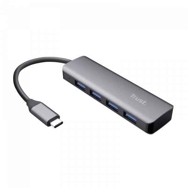 Hub USB - Lindy - 43383 - 4 Ports - USB 3.2 Type-C - Taux De Transfert 5000 Mbit/s