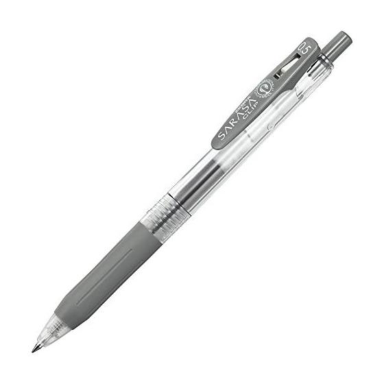 Zebra Gel Ballpoint Pen Sarasa Clip 0.5 Gray 10 pieces B-JJ15-GR