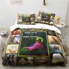 Set di biancheria da letto religiosa cristiana con scritta Jesus Christ Church Mary, copripiumino, set di copripiumino, federa, trapunta king size queen size