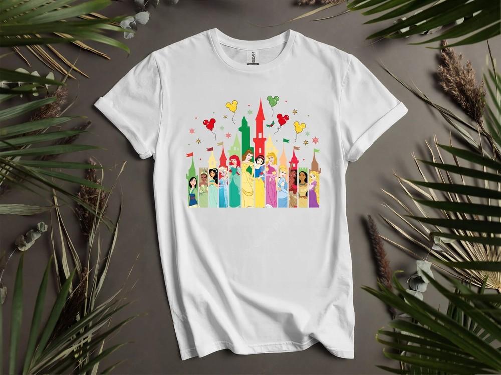 Disneyland Princesses Characters T-shirt T Shirt Men Women Unisex Tshirt K958