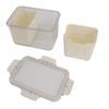 Fridge Food Storage Container PET Easy To Clean Sealed Food Preservation Box for Kitchen