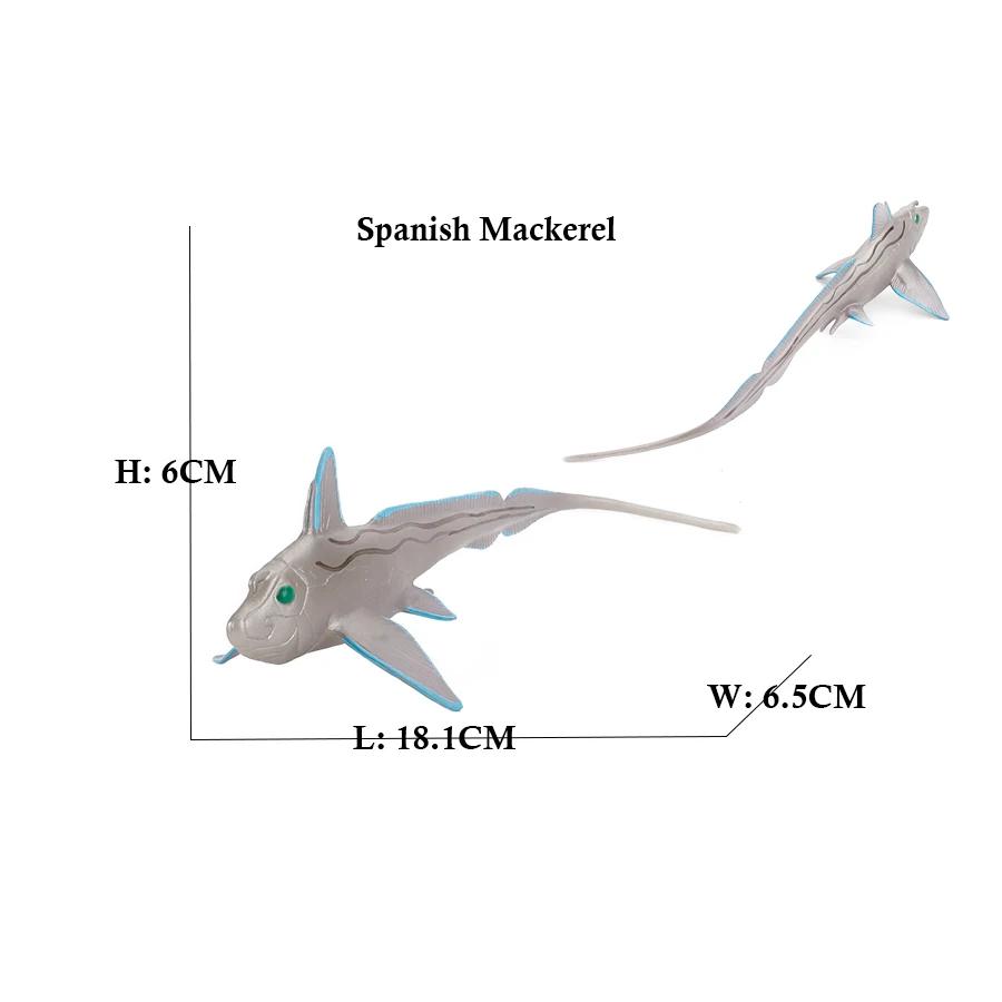 Marine Toy Animals Figures Sword fish Sailfish Salmon Shark Piranha Animal Figurines Action Figure Children Toys Games kids Gift