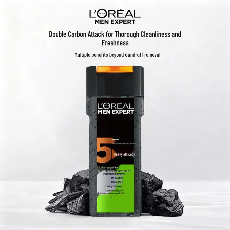 L Oréal Men Expert Oak Charcoal Anti-Dandruff Shampoo