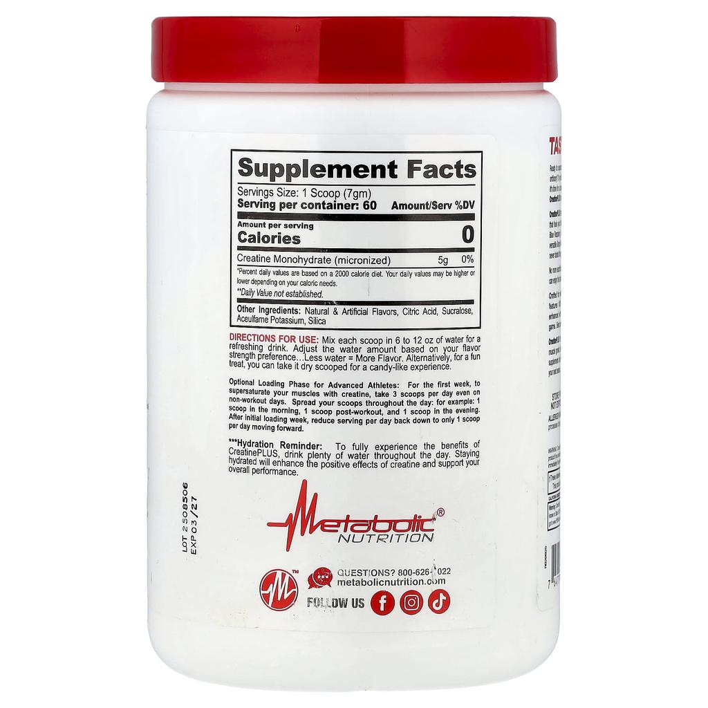 Micronize Creatine™ Plus, Lemonade, 420G
