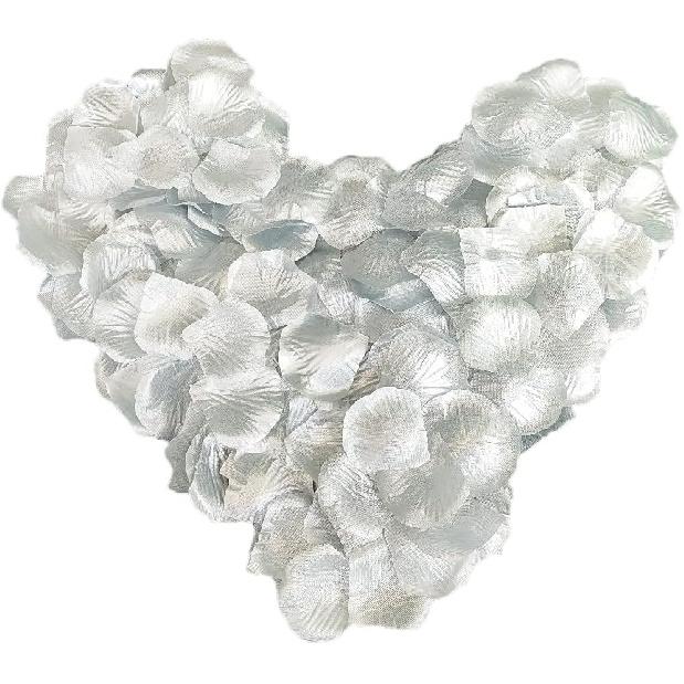 LZXD 1000 Pieces Black Artificial Silk Rose Petals Flower Decoration Wedding Party Color Black