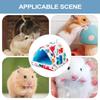 Hamster Cave Bed Soft Small Pet Nest Habitat Decor Small Animal House For Sleeping Hiding Snuggle Climbing Dwarf Sugar Glider