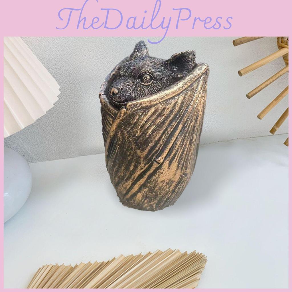 Gothic Resin Bat Jewelry Box Halloween Gift Jewelry Storage Organizer