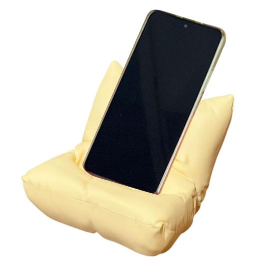 Sofa Shaped Phone Holder with Charging Port Adjustable Angle Couch Bracket Innovative Couch Armchair Phone Mount for Home Office Travel
