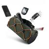 Handlebar-mounted bicycle bag 22l green