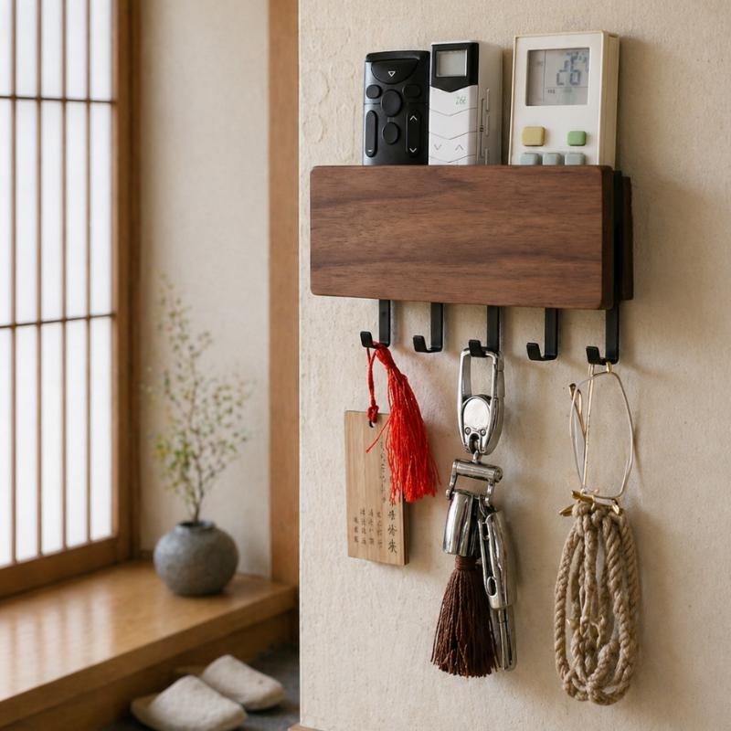 Wall Hanging Key Hanger Holder Wall Organizer Rectangle Key Rack Hooks Coat Hooks Home Decoration Coat Hanger