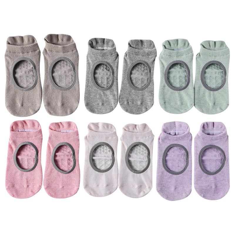 2025 Anti-Slip Women's Yoga & Pilates Socks - Spring/Summer Silicone Grip