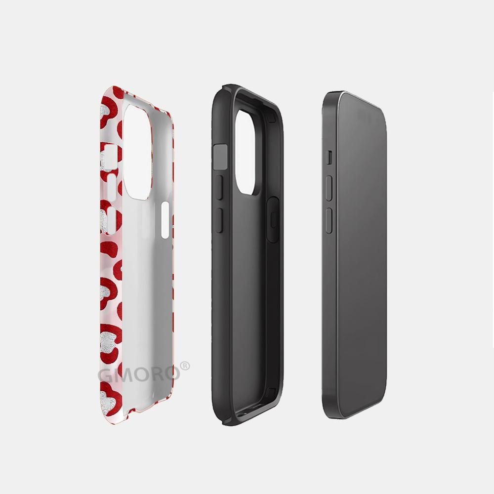 New Heart-shaped Mobile Phone Case Apple Magnetic Case Women's iPhone Mobile Phone Case DIY Mobile Phone Case