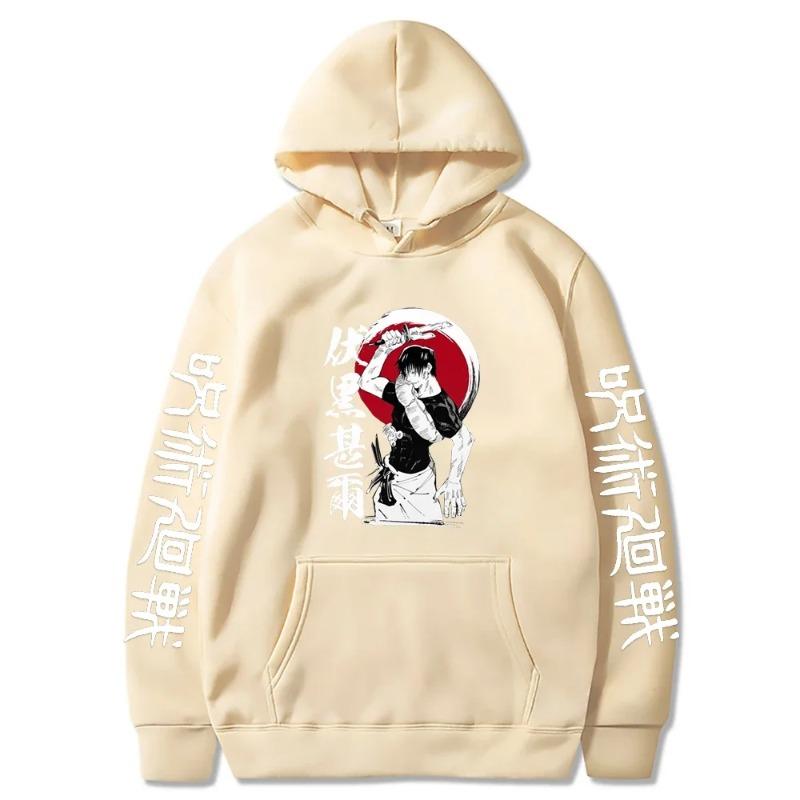 Fushiguro Toji Printed Hooded Anime Jujutsu Kaisen Sweatshirt Men Women Casual Hoodies Harajuku Unisex Comfortable