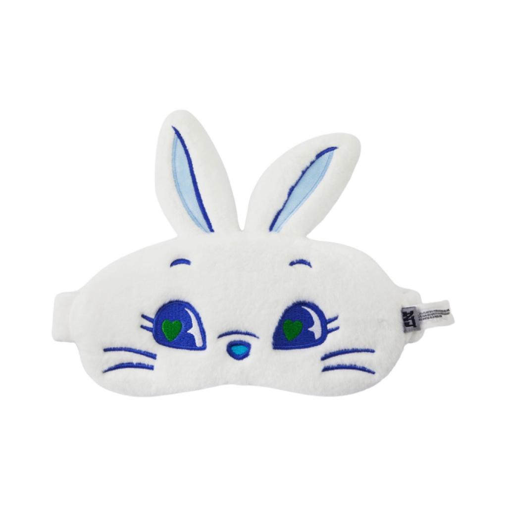 NewJeans Tokki Plush Sleep Mask White