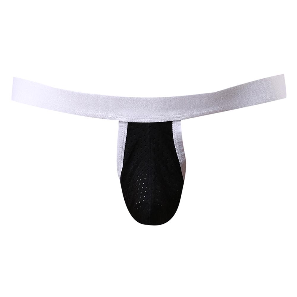 Western Cool Style Men Convex Breathable Low Rise Sexy Mesh U Underwear Jock Straps Briefs Thong