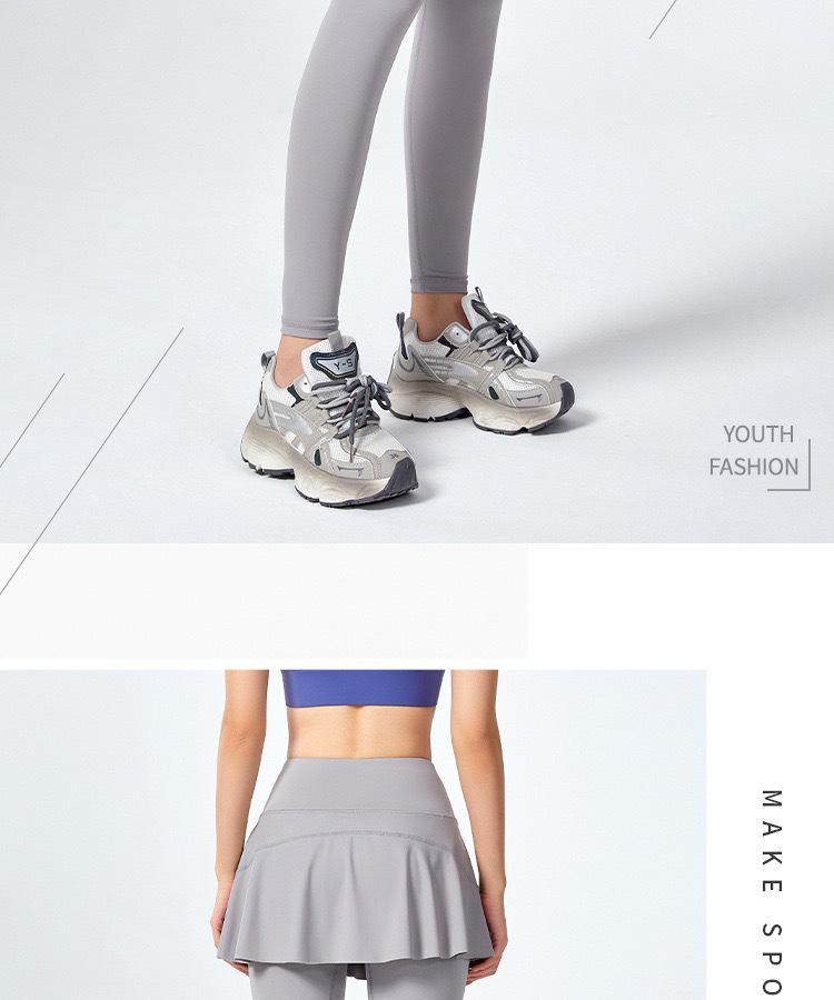Two-Piece High-Stretch Workout Skirt Shorts for Women - High Waist Yoga Pants for Outdoor Sports