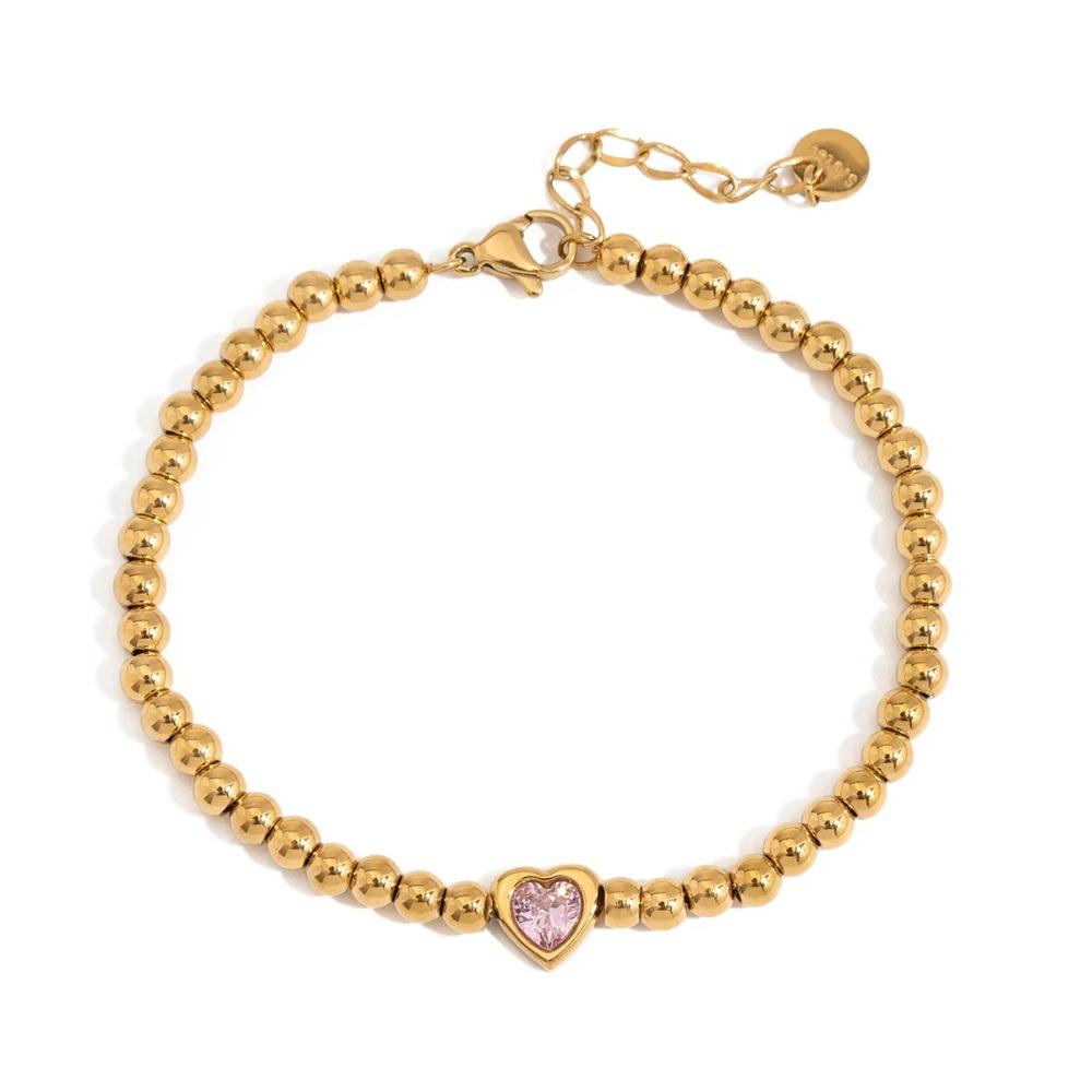Waterproof Chic Charm Bangle Fashion Hand Chain Non-fading Cuban Bracelet  Hand Accessory