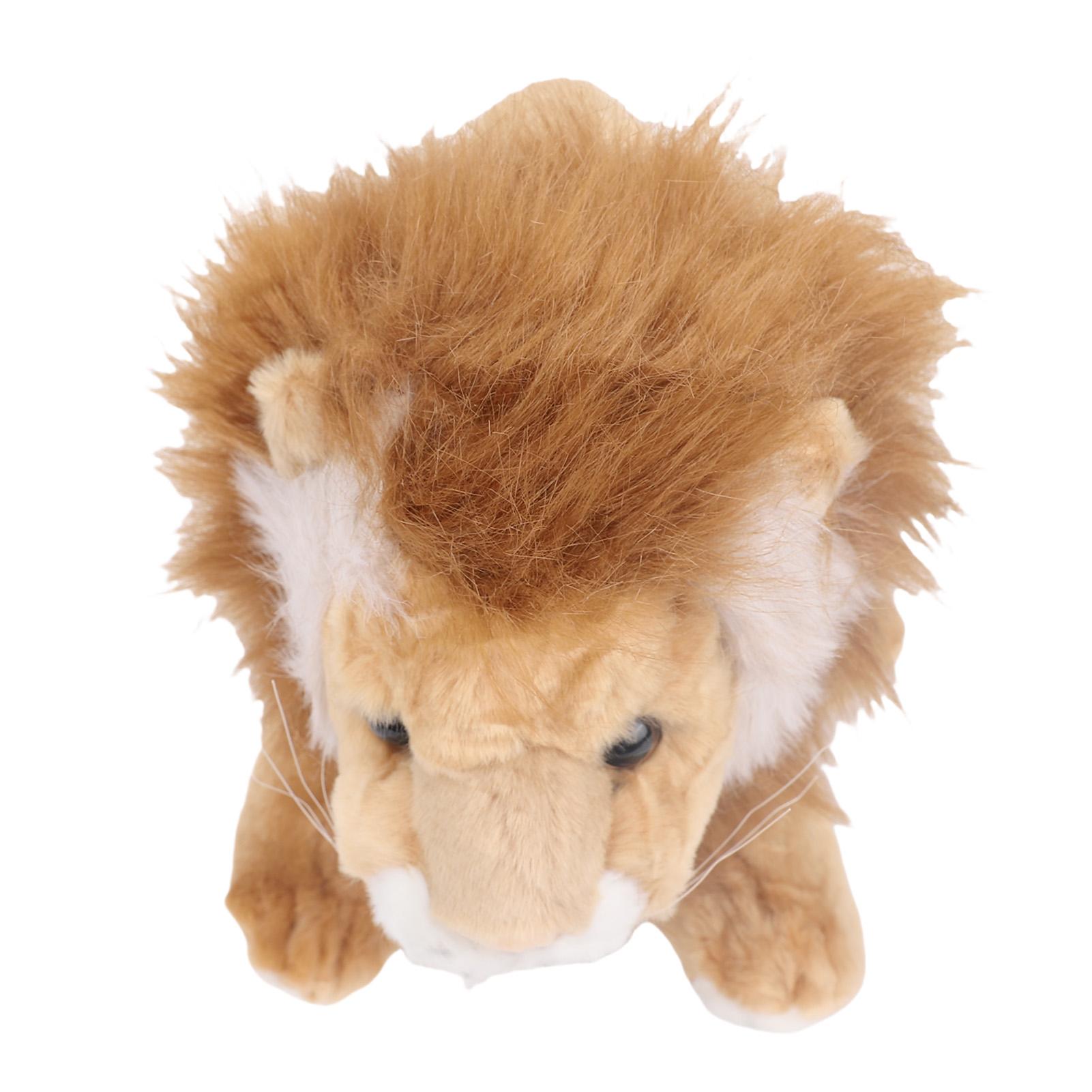 

Stuffed Animal Realistic Cute Soft Standing Plush Animal Toy Room Decor for Kids Children коричневый