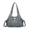 New Washed Leather Women's Bag Tote Bag High-end Single Shoulder Crossbody Large-capacity Mother Bag