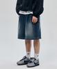 Lipeullaipeoki Sa8525 Soda Fold Bermuda Denim Shorts (Mid Brush)