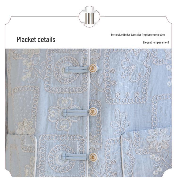 Damen Retro Stickmantel - Frühling/Herbst 2025 Mode für einen jugendlichen Look