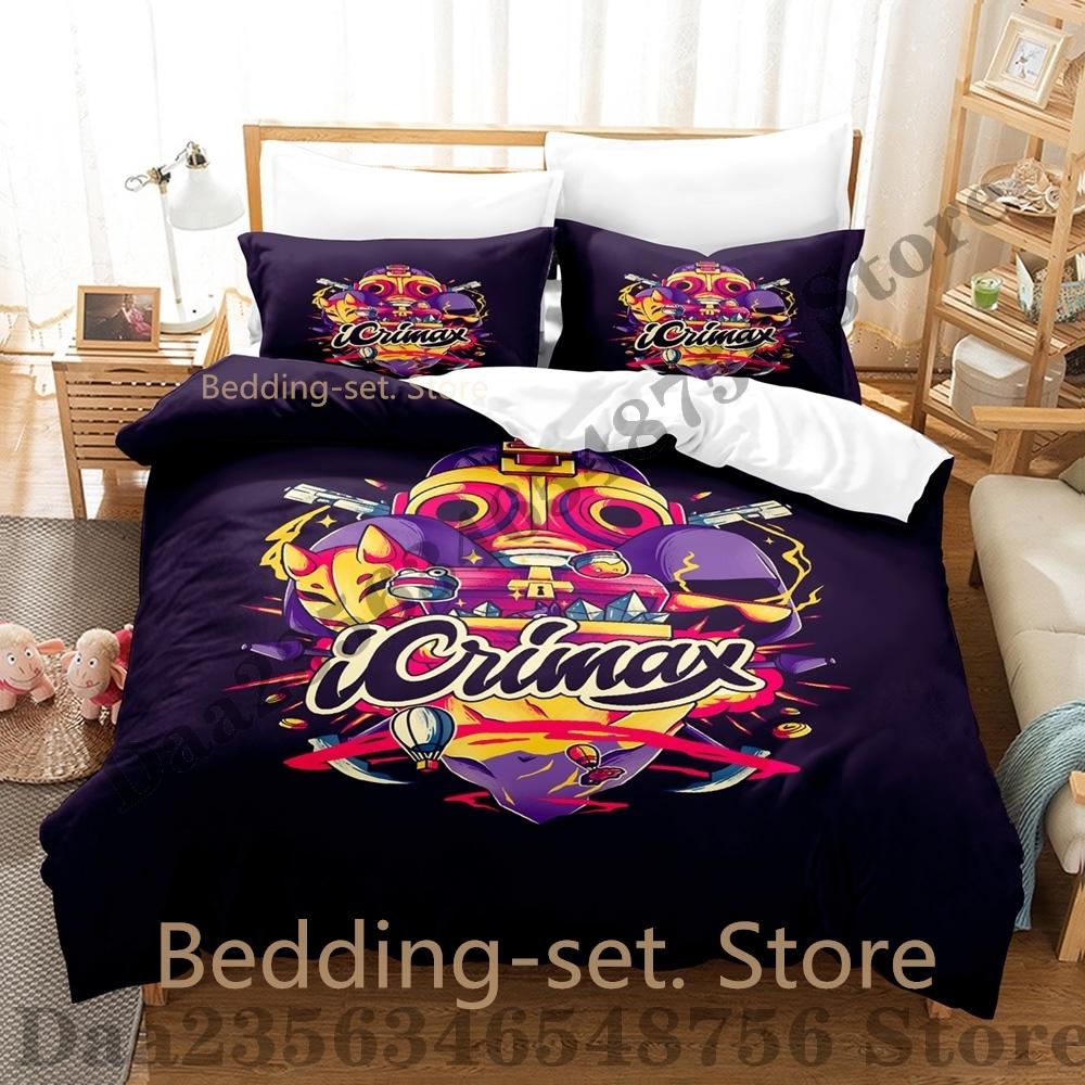 

Burgerpommes Elerkopf Bedding Set Single Twin Full Queen King Size Bed Set Icrimax Bedroom Duvetcover Sets Lukasbs Bed AU Queen(210*210cm)3pcs