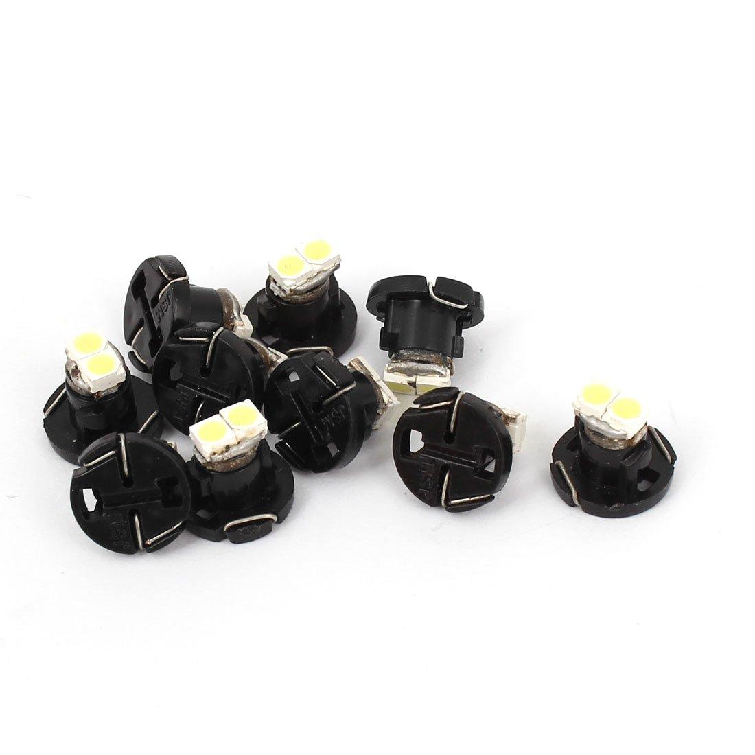 

uxcell LED Light Car Interior Dash Light Lamp White T4.2 1210 SMD 2 LED 10pcs