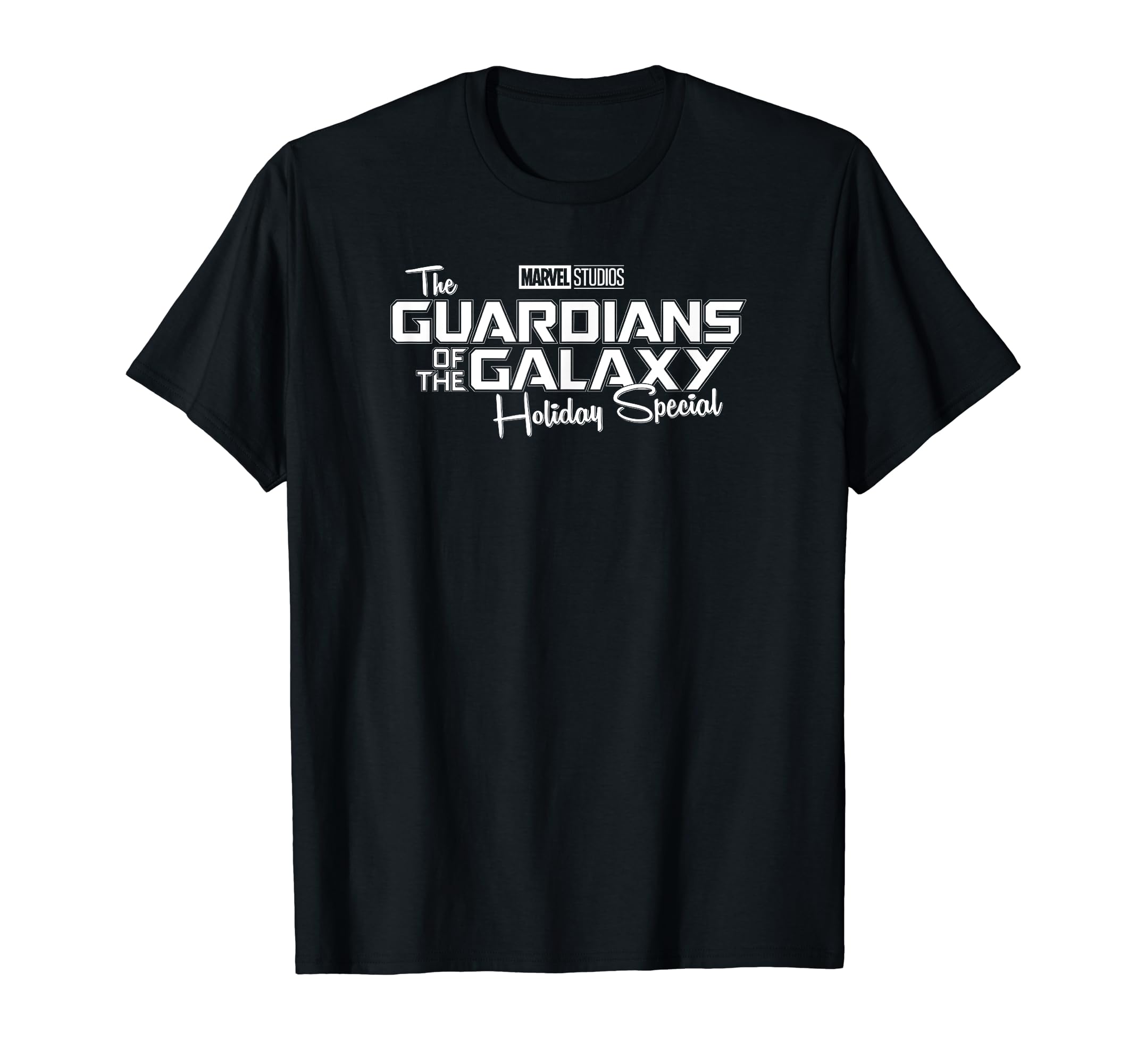 

Marvel Guardians of the Galaxy Holiday Special Text Logo V-2 T-Shirt