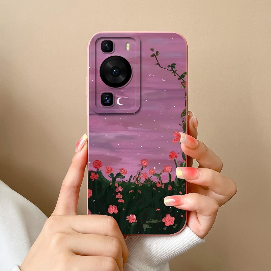 Für Huawei P60 Pro Art Handyhülle Süßes Design Weiche Flüssigsilikon-Rückabdeckung Für HuaweiP60 P 60 Anti-Drop Langlebiger Stoßfänger Funda