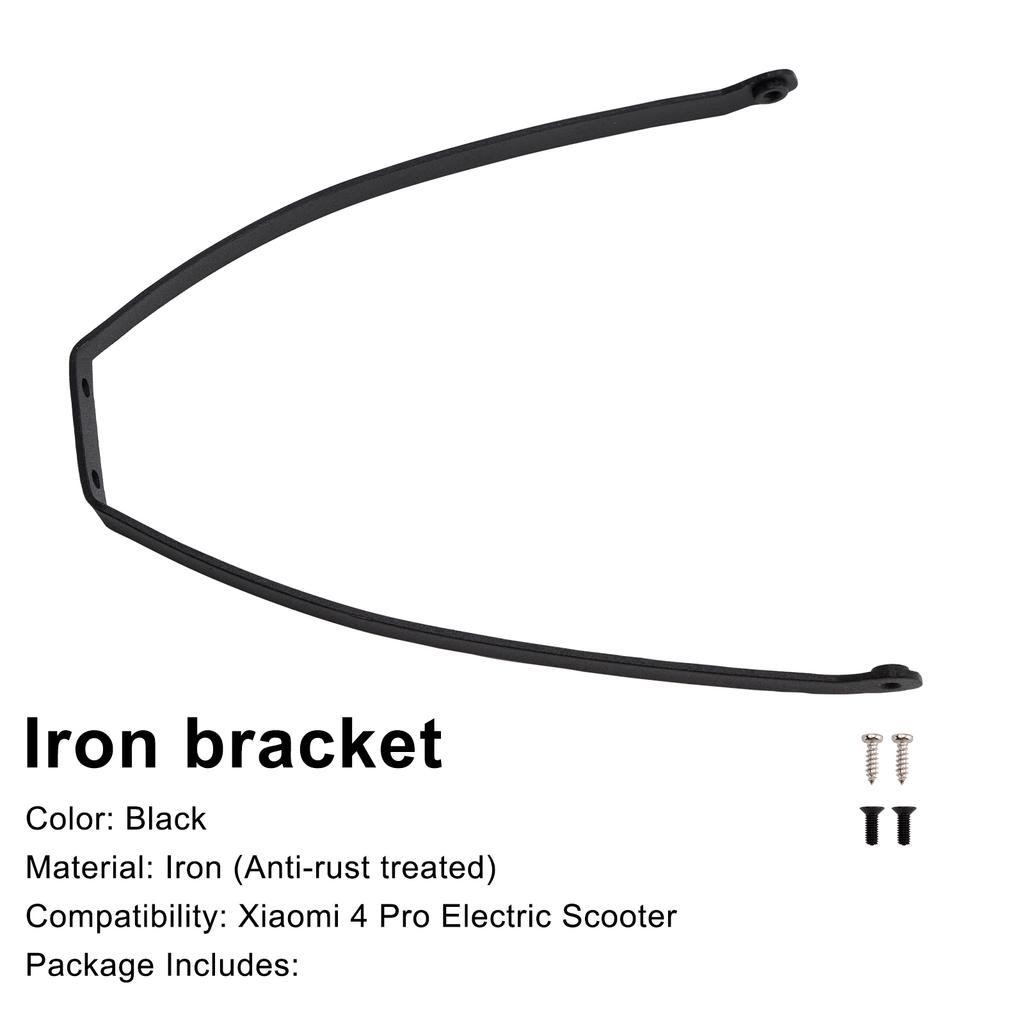 Rear Bracket with Screws Rear Mudguard Support for Xiaomi 4Pro E-Scooter