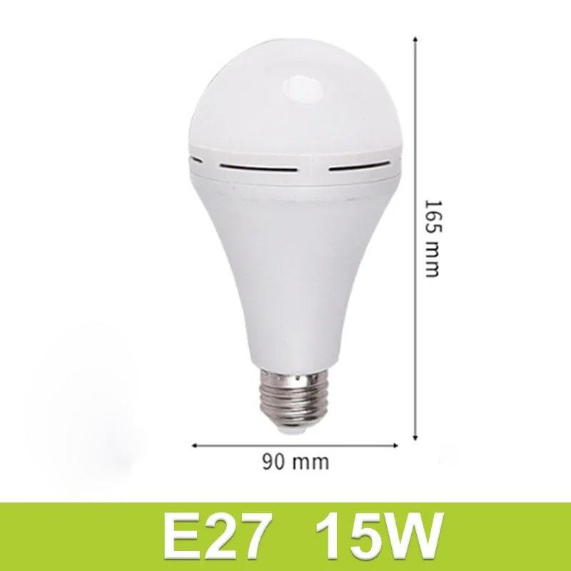 7/9/12/15W Portable Camping Tent Lamp Fishing LED Bulb Light High Brightness Rechargeable Emergency Bulb Waterproof Adjustable