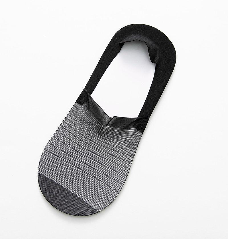 1/5 Pairs Summer Mesh Breathable Low Cut Socks Mens Silicone Non-slip Invisible No Show Socks Casual Solid Color Ice Silk Sock