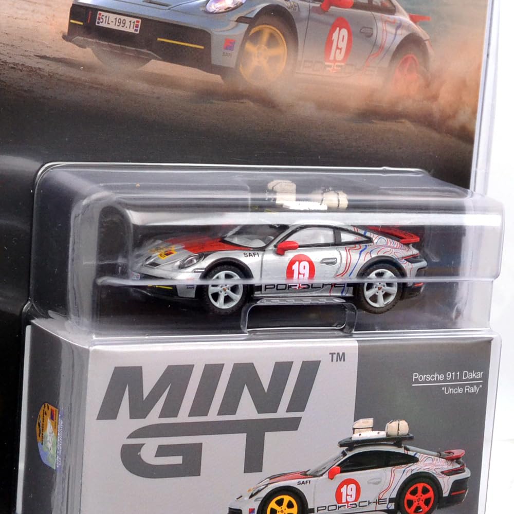 MINI GT Scale MiJo TOYS PORCHE 911 Dakar CHASE CAR MiJo Toys Limited Edition Porsche 911 Dakar Chase Car 164 - "Uncle Rally" (USA) "Uncle Rally"