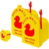 HHO-Mini Yellow Duck Mailbox For Door Magnet, For Door,Refrigerator& Metal Surface Decorations Cruising Duck Design
