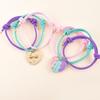 Cross-border New Milan Rope Love Magnetic Splicing Bracelet Simple Fashionable Three-person Best Friend