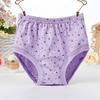 And Elderly Mother Plus Size Cotton Panties Flower Panties Elderly Underwear Female Lingerie