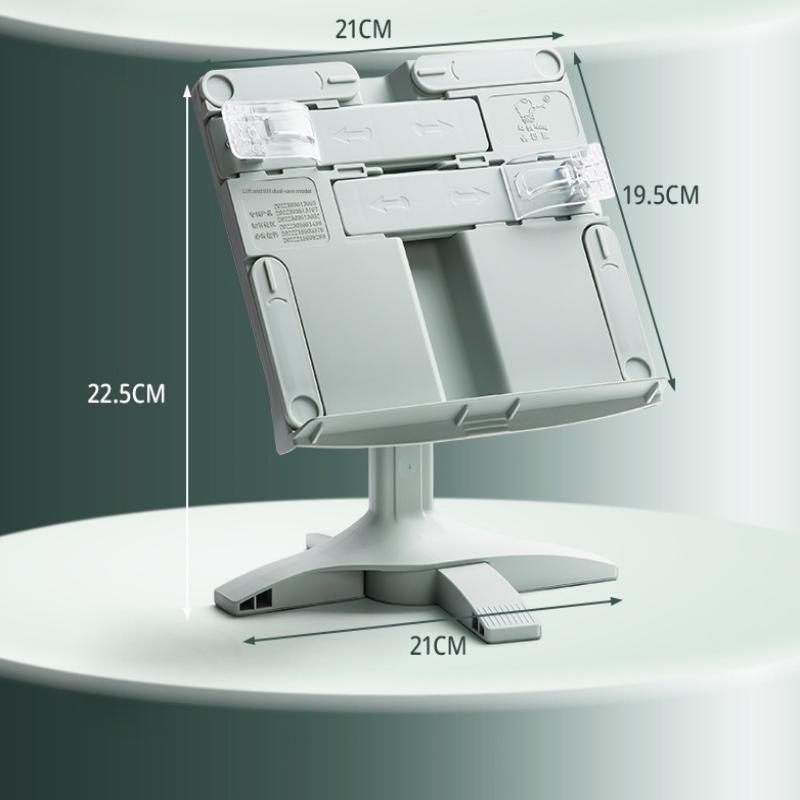 Adjustable Book Stand For Reading Multifunctional Lifting Landing Reading Bookshelf Stand Foldable Desktop Books Holder