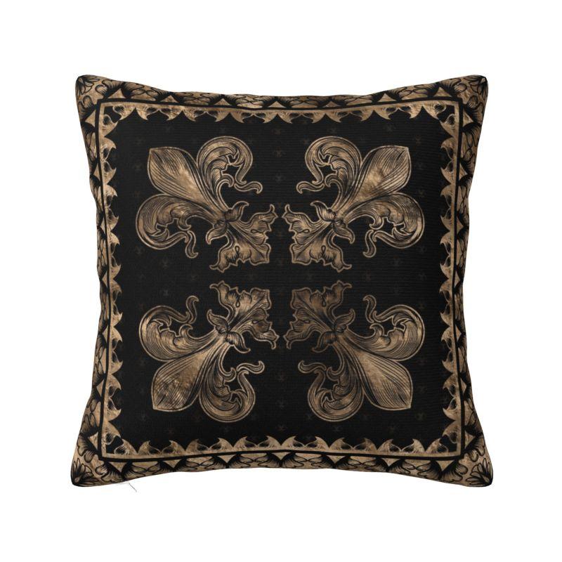 Custom Royal Standard Napoleon France Flag Pillow Case French Empire Coat Of Arms Chair Cushion Cover Square Pillowcase