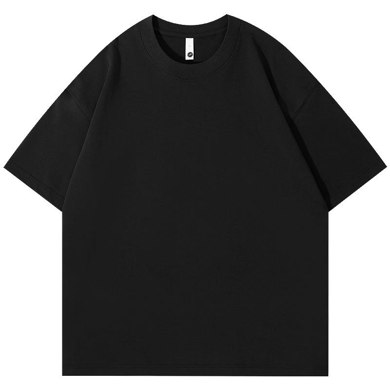 Unisex Heavyweight Cotton Short Sleeve T-Shirt - Black, White, Gray, Green