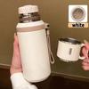 600ML Thermische Wasserflasche Edelstahl Thermosflasche Kalt halten Thermosbecher Wasserflasche Thermoskanne für Tee Kaffee Vakuumflaschen