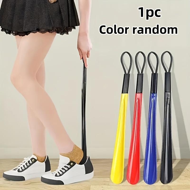 

Очень длинная пластиковая ложка для обуви, 18,9 дюйма - Гибкая, прочная ложка для обуви для всех типов обуви - Легкое надевание без наклонов, 1 шт. 1pc （Color Random）