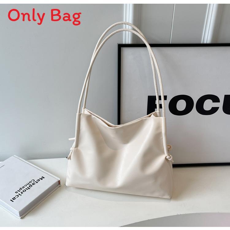 Tote Bag For Women Large Capacity Pu Street Style With Magnetic Closure For Daily Use