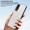 Wireless Charging Magnetic Case for Vivo V50 Lite 5G V5e Protective Cover PU Leather Hard Back Shell Coque