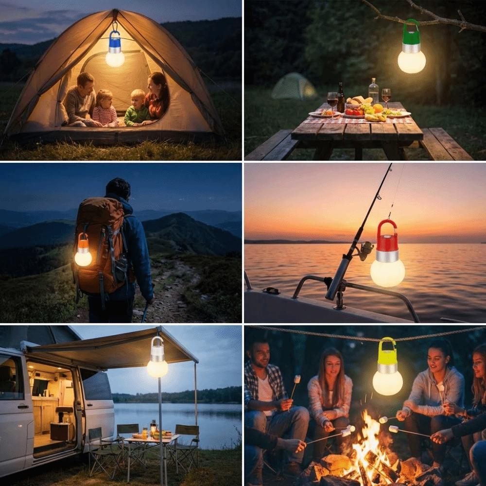 10 Modes Camping lamp Multi-Functional Waterproof Tent Lamp RGB Ambient Light  Camping Atmosphere