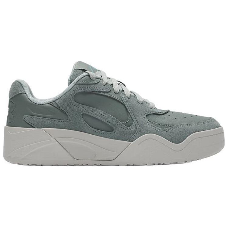 Under Armour Court Anatomix Comfortable Versatile Low-Top Lifestyle Sneakers Unisex sneakers Gray Green 6000063-348