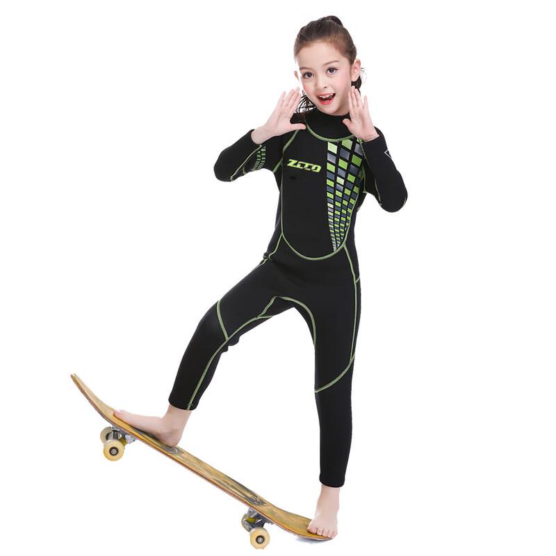 Qianyu Kids  3mm Thermal Long-Sleeve Wetsuit One Size