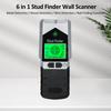 6 in 1 T50 Stud Finder Wall Scanner Stud Detector with Magnet Physical Nail Finding Function Wall Detector for Wood Metal