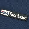 FILA Fusion x Facetasm Sport Loose Fit Short Sleeve Polo Shirt Men tops Blue T11M427101F-NV